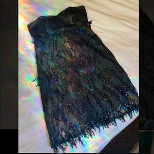 BETSEY JOHNSON STRAPLESS DRESS